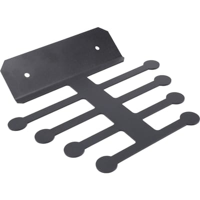 Fitnessbandenrek Hanger Houder Workoutbandenrek Multifunctioneel Opbergrek voor Thuisgym black