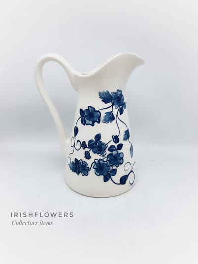 Schenkkan - Vaas - Keramiek - Villa Pottery - Voorjaar - Decoratie - Woondecoratie - Waterkan - Dutch blue 9