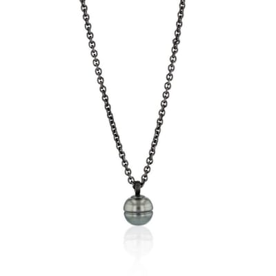 Luna-Pearls - 216.0914 - Ketting - 925/-Zilver met Tahiti gekweekte parel