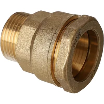 Sanivesk Tyleen Recht Overgang Messing 25mm X 3/4"m