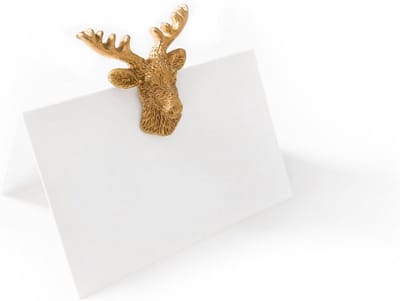 30 Luxe Tafelkaartjes met Gewei Decoratie voor Naamkaartjes en Zitplaatsen