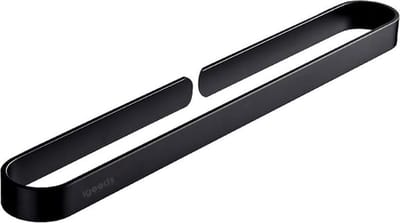 Igoods Handdoekrek - Handdoekhouder - Handdoekstang - Zelfklevend - Aluminium - 50cm - Zwart