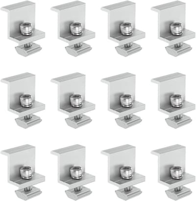 14-delige Z-houder voor zonnepanelen 35mm, bevestigingsbeugels voor zonnepanelen, accessoires voor zonnepanelen en montageoplossingen