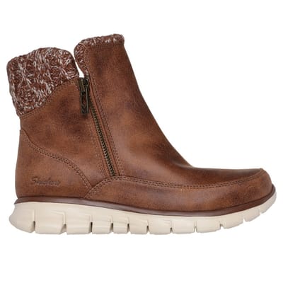 Skechers Skechers Synergy Zip Enkellaarsjes bruin