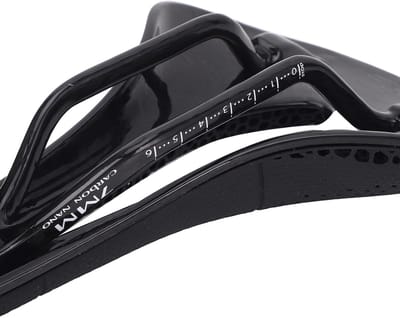 3D Fietszadel - Comfort Zadel - Lange Afstanden - DLP Print Technologie - 31x18x7 cm - Zwart