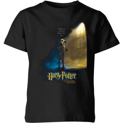 Harry Potter Chamber Of Secrets - Dobby Kids' T-Shirt - Black - 98/104 (3-4 jaar)