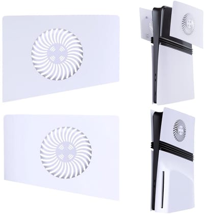 Dailygoody - Bovenste Afdekplaten Faceplate - Vervangingspanelen PS5 Pro - Koelopeningen Accessoires - Zwart - PS5 Pro Digital/Disc Edition - Per