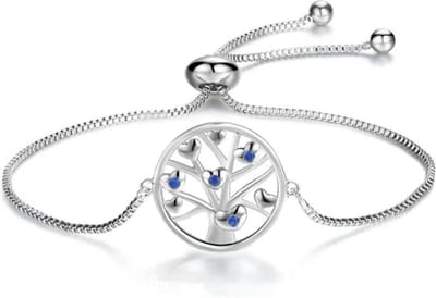 Montebello Armband Caia Love - Messing Verzilverd - Hartje - Levensboom
