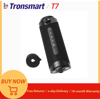 Tronsmart Elektronica Audio & Hi-Fi Speakers: T7 30W IPX7 360° Surround Sound Draagbare Bluetooth Speaker Zwart