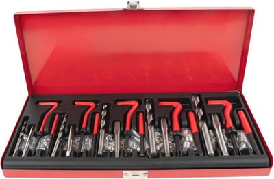 Helicoil Reparatieset - 131-delige Schroefdraadreparatieset voor M5, M6, M8, M10, M12