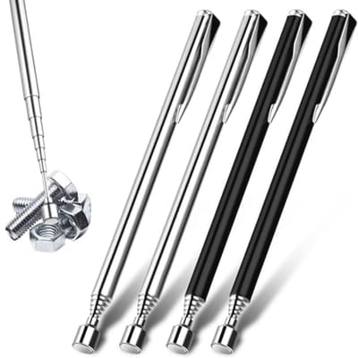 Uitschuifbare Telescopische Pick Up Tool - 4 Stuks Antislip Grabber Gereedschap voor Autoreparatie en Garage