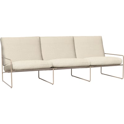 Ferm Living Desert Pure Bouclé 3-zitsbank - cashmere