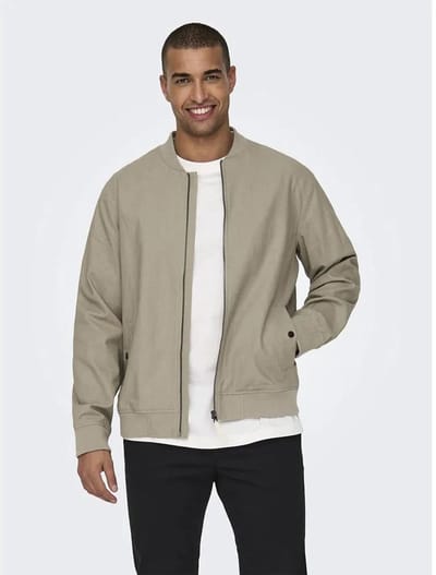 Only & Sons Kent Otw Jas Beige S Man