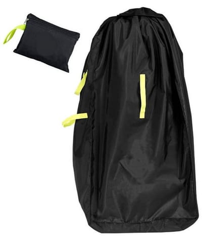 Kinderwagen draagtas - Transporttas voor in het vliegtuig - Stofhoes - Universeel ontwerp - Geschikt voor luchthavens, treinstations en reizen - 83*45 cm - Zwart
