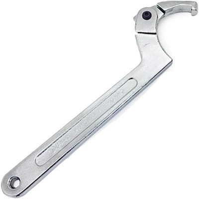 Moersleutel, Verstelbaar Type C Haak Moersleutel Moeren Bouten Handgereedschap 19-51/32-76/51-120/115-170 Met Schaal (Color : Square Head, Size : 15 Inch)