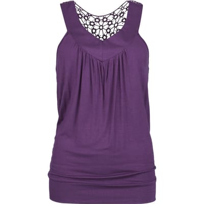 R.E.D. by EMP Top - Laced Racerback - S tot M - voor Vrouwen - violet