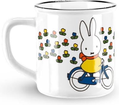 nijntje op de fiets retro mokken pakket