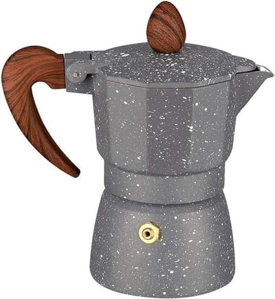 Koffiezetapparaat - Espresso Percolator - Koffie Zetten - Aluminium Kookplaat - 300 Milliliter - Grijs