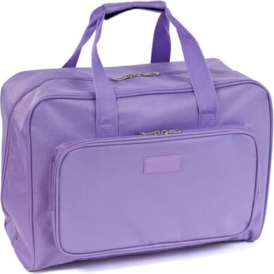 QIN® Naaimachine Tas - Naaimachine voor Beginners - Mini-Naaimachine met Voetpedaal - Lila - 43cm x 26cm x 34cm