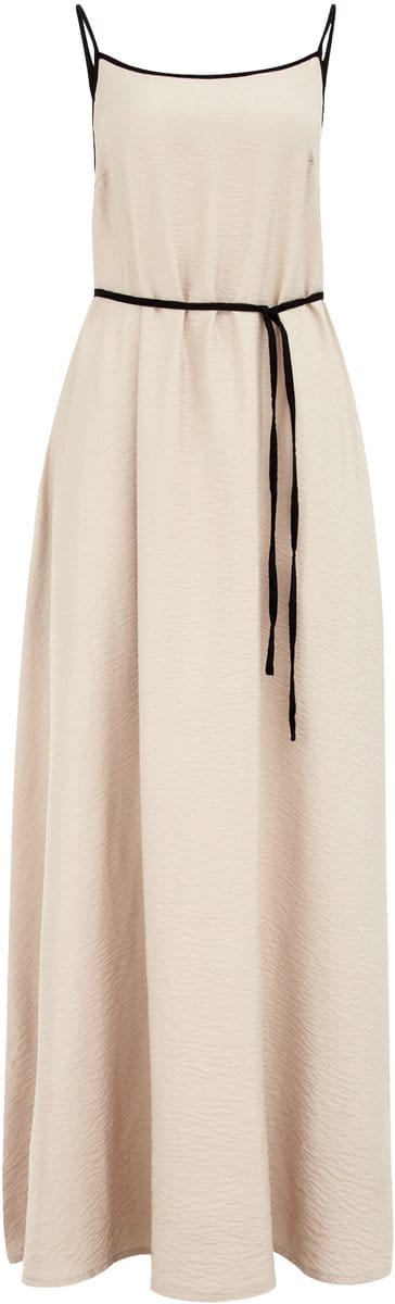 WE Fashion Dames maxi jurk met structuur