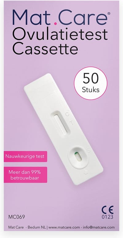 Mat Care Ovulatietest cassette XXL pack 50 stuks