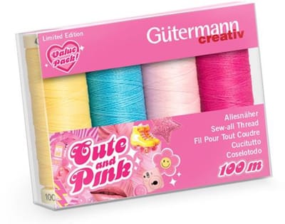 Gütermann Cute and Pink - Naaigarenset - 4x100m - 1st