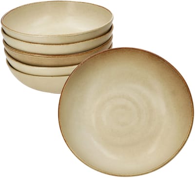 6-delig CLAY-set van servies voor soep van steengoed voor 6 personen - 24321662