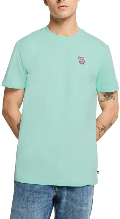 My Melody Geborduurd Portret Premium T Shirt Heren