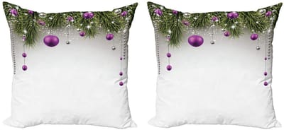 ABAKUHAUS Kussenhoes Set 2x40x40 cm – Dubbelzijdig Bedrukt – Mikrofaser