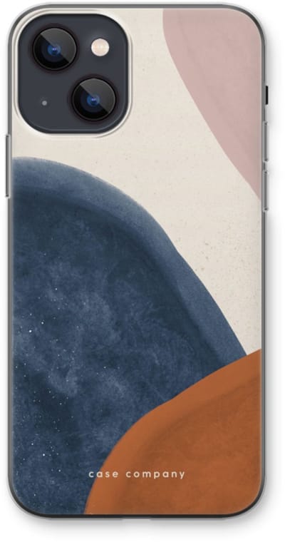 Case Company® - Hoesje geschikt voor iPhone 13 mini hoesje - Geo #1 - Soft Cover Telefoonhoesje - Bescherming aan alle Kanten en Schermrand