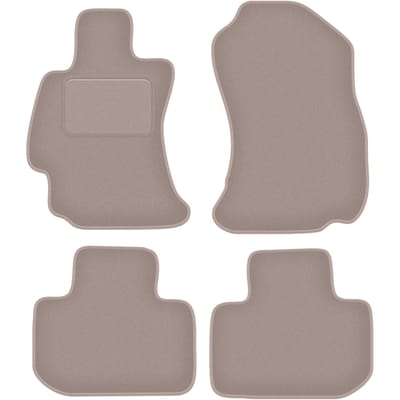 Beige velours vloermatten voor: Subaru Forester IV SUV (2013-)