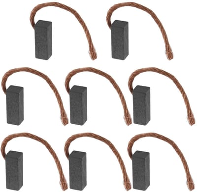 Dailygoods - Motor Carbon Brushes - 4x4x12mm - Voor Auto en Truck - Vervangende Onderdelen - Betrouwbare Prestaties - Geschikt voor Waterpomp en Raamr...
