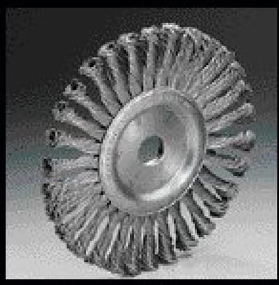 Osborn staaldraadborstel 125x12x0.50-22mm getordeerd ( a 1 st )