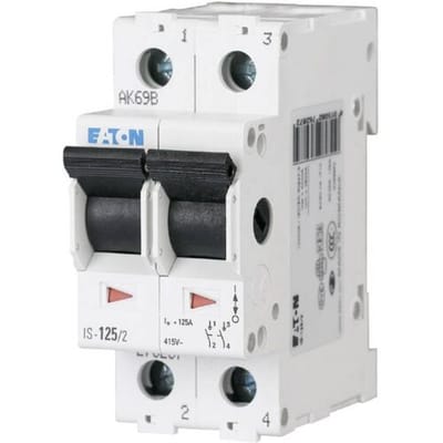 Hoofdschakelaar 2-polig 16 A 2x NC, 2x NO 240 V/AC Eaton 276255