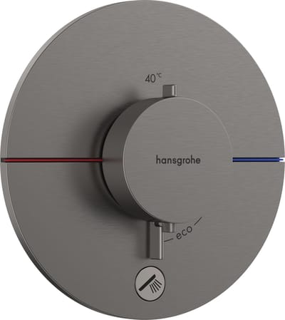 Hansgrohe ShowerSelect Comfort S Afbouwdeel Inbouwthermostaat Brushed Black Chrome