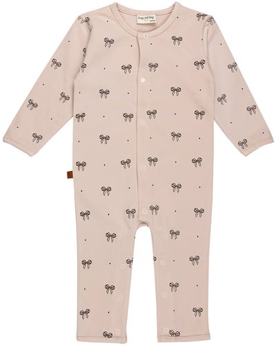 Frogs and Dogs - Ballerina Baby Onesie Bow | Sepia Rose - Katoen - Maat 68
