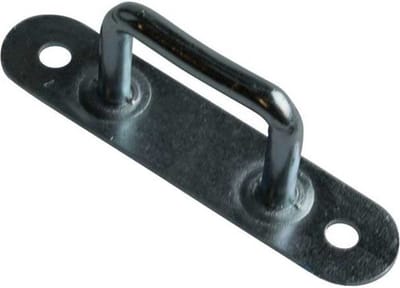 Zeilogen - 11mm - onderplaat smal - Zwart