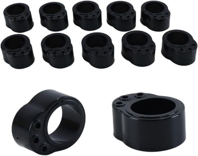 10 Deurstoppers O-vormig, Handgreepbuffers voor Deuren en Ramen, Ideaal voor Geluidsisolatie en Bescherming