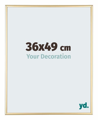 Your Decoration - Puzzellijst 36x49 cm - Goud - Puzzellijst 500-1000 stukjes - Aluminium Fotolijst - Kent
