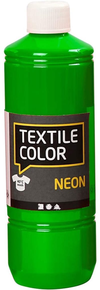 Creotime Textile Color Neon Groen Textielverf - 500ml