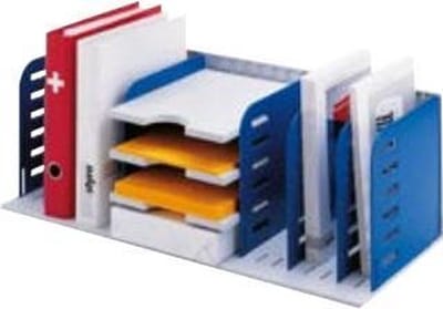 STYRORAC 8 DIV/3 TRAY BLAUW/GR