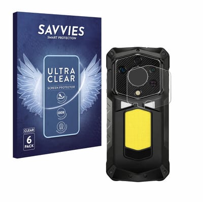 Savvies - Screenprotector voor Ulefone Armor 29 Ultra (ALLEEN Camera Lens) - Folie Beschermfolie transparant 6 Stuks