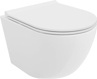 Mexen Lena wandcloset Rimless met slank soft-close seat, duroplast, glanzend wit - 30220500