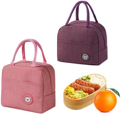 Dailygoods- Lunchtas Dubbellaags - Mini-Koeltas - Opvouwbaar - Thermotas - Voor Picknicks - Kantoren/Scholen