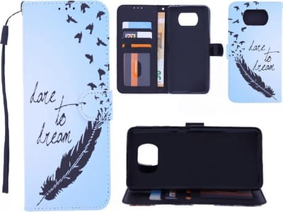 Bookcase Geschikt voor: Nokia 1.4 hoesje met print - Love To Dream