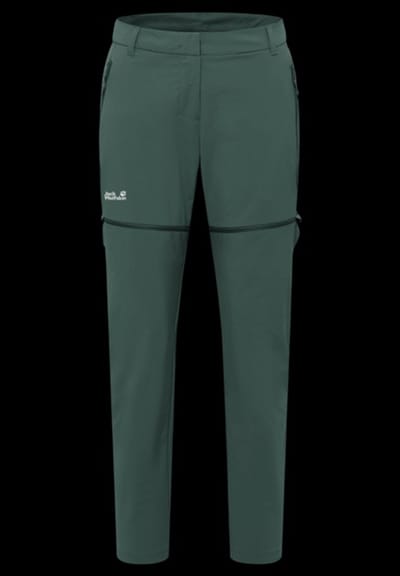 Jack Wolfskin Hikeout Zip Off Pants Women - Afritsbroek - Dames - Sago Palm - Maat 46