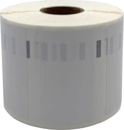 DULA Dymo kompatible Etiketten, S0722540 11354, 57 x 32 mm, Weiß, Abnehmbar, 1 Rolle, 1000 Etiketten pro Rolle