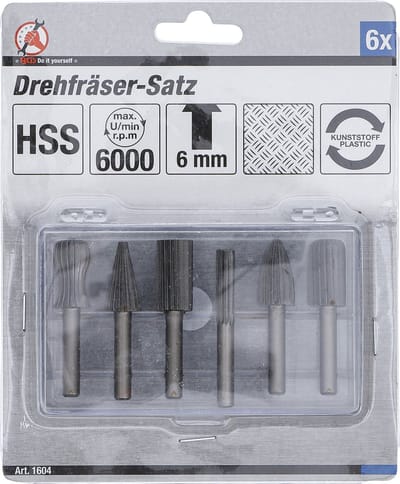 BGS HSS stiftfreesset 6 delig