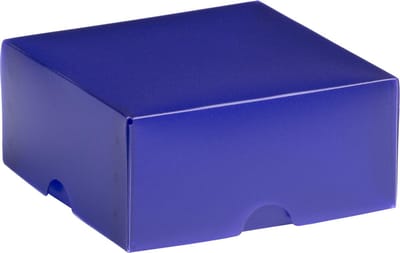 Cadeauverpakking klein vierkant, BUDGET, 8x8x4cm VIOLET (100 stuks)