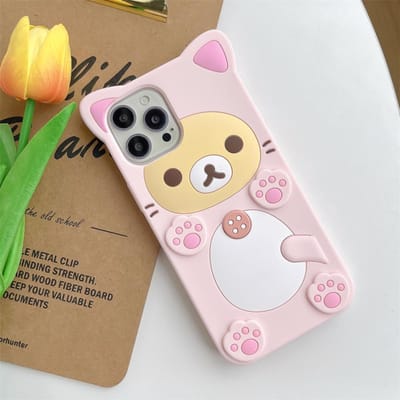 3D Cartoon Beer Telefoonhoesje Voor Samsung Galaxy S24 S23 S22 S21 S20 FE Plus Ultra A54 A53 A14 Sleutelhanger Hanger Cover Galaxy S21 FE